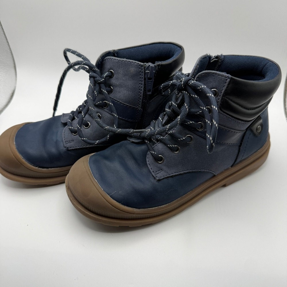 Sonoma Goods for Life Osmund Navy Blue Ankle Boots Boys Size 1 Memory Foam